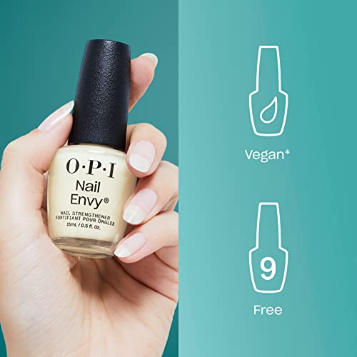 OPI Repair Mode Bond Building - Suero de uñas patentado, tecnología Ulti-Plex , proteína de queratina, transparente, 0.3 onzas líquidas + OPI Nail Envy, tratamiento fortalecedor, transparente