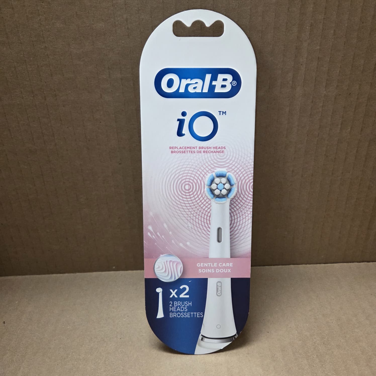 ORAL B iO GENTLE CARE  2 REPLACEMENT BRUSH HEADS