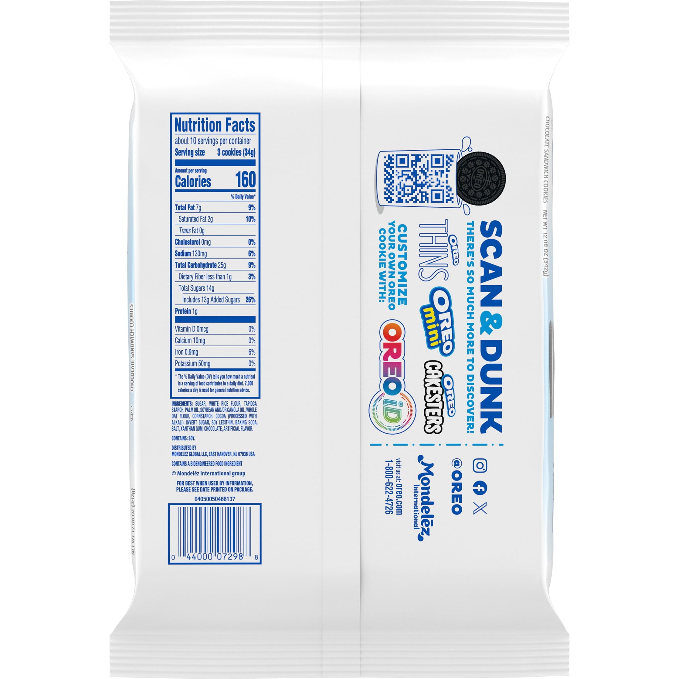 OREO Gluten Free Chocolate Sandwich Cookies  Gluten Free Cookies  12 08 oz
