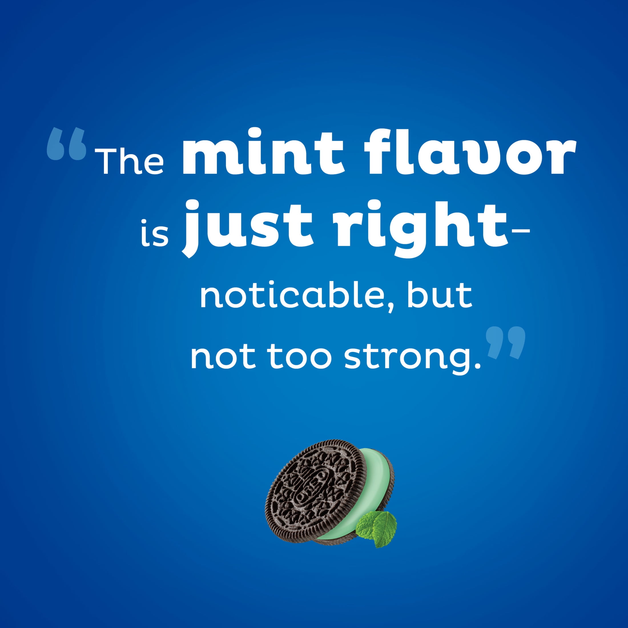 OREO Mint Creme Chocolate Sandwich Cookies  Family Size  18 71 oz