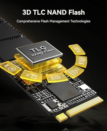 ORICO Industrial SSD 1TB M 2 NVMe SSD  PCIe 4 0 Drive with 7100MB/s Read Speed  TLC NAND  Advanced Data Security and Innovative Heatsink  for Industrial PC  Personal Laptop and PS5   IG740PRO