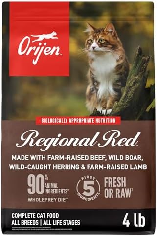 ORIJEN Grain Free High Protein Premium Dry Cat Food Original Recipe 12lb Bag