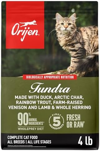 ORIJEN Grain Free High Protein Premium Dry Cat Food Original Recipe 12lb Bag