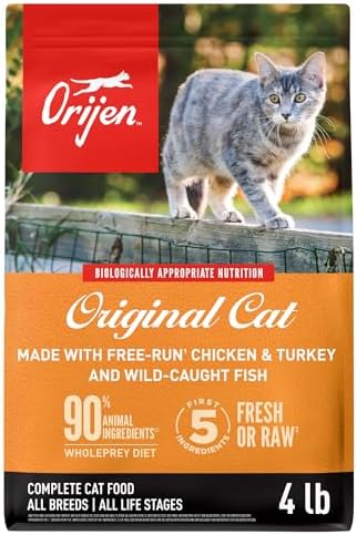 ORIJEN Grain Free High Protein Premium Dry Cat Food Original Recipe 12lb Bag