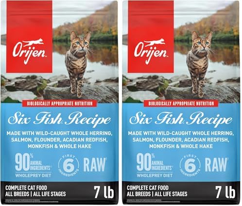 ORIJEN Grain Free High Protein Premium Dry Cat Food Original Recipe 12lb Bag