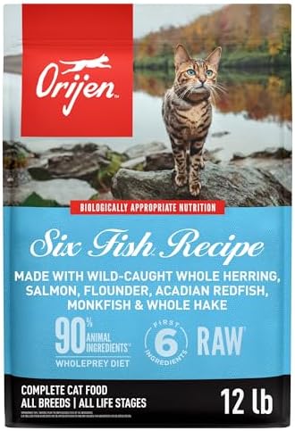 ORIJEN Grain Free High Protein Premium Dry Cat Food Original Recipe 12lb Bag