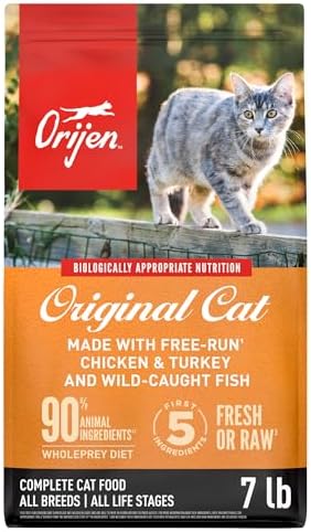 ORIJEN Grain Free High Protein Premium Dry Cat Food Original Recipe 12lb Bag