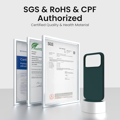 ORNARTO Compatible with iPhone 17 Pro Case 6 3  Slim Liquid Silicone 4 Layers Full Covered Soft Gel Rubber Shockproof Cover  Protective Phone Case for iPhone 17 Pro Orange Amour