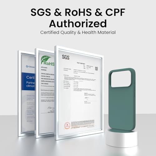 ORNARTO Compatible with iPhone 17 Pro Case 6 3  Slim Liquid Silicone 4 Layers Full Covered Soft Gel Rubber Shockproof Cover  Protective Phone Case for iPhone 17 Pro Orange Amour