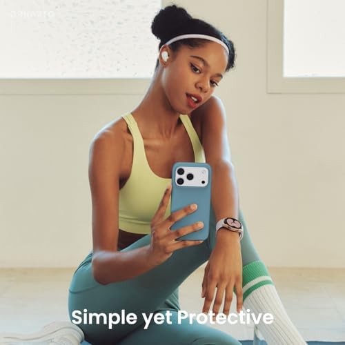 ORNARTO Compatible with iPhone 17 Pro Case 6 3  Slim Liquid Silicone 4 Layers Full Covered Soft Gel Rubber Shockproof Cover  Protective Phone Case for iPhone 17 Pro Orange Amour