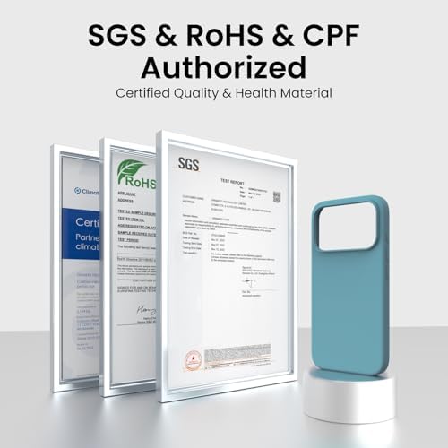 ORNARTO Compatible with iPhone 17 Pro Case 6 3  Slim Liquid Silicone 4 Layers Full Covered Soft Gel Rubber Shockproof Cover  Protective Phone Case for iPhone 17 Pro Orange Amour