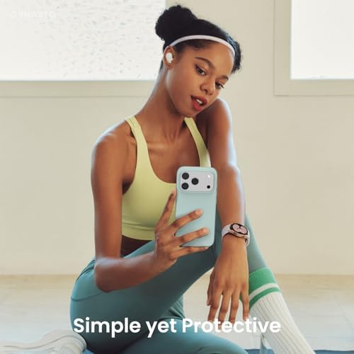 ORNARTO Compatible with iPhone 17 Pro Case 6 3  Slim Liquid Silicone 4 Layers Full Covered Soft Gel Rubber Shockproof Cover  Protective Phone Case for iPhone 17 Pro Orange Amour