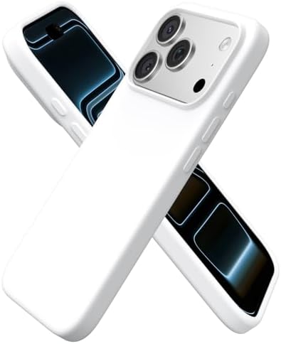 ORNARTO Compatible with iPhone 17 Pro Case 6 3  Slim Liquid Silicone 4 Layers Full Covered Soft Gel Rubber Shockproof Cover  Protective Phone Case for iPhone 17 Pro Orange Amour