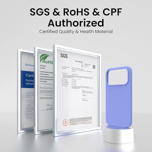 ORNARTO Compatible with iPhone 17 Pro Case 6 3  Slim Liquid Silicone 4 Layers Full Covered Soft Gel Rubber Shockproof Cover  Protective Phone Case for iPhone 17 Pro Orange Amour