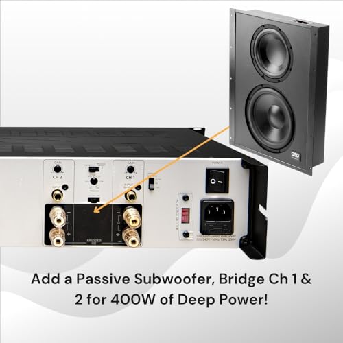 OSD Nero 8 Channel Home Theater Amplifier   100W  8ohm/ 175W  4ohm   High Power Bridging 400W  8ohm  Class D  Highly Flexible  HTX 8150