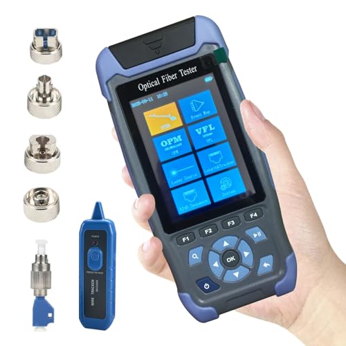 OTDR NK 3200D Interface 9 in 1 Function 60KM 1310 1550nm Fiber Optic Tester with SC/FC/ST/LC Adapter with OLS OPM VFL RJ45 Network Testing