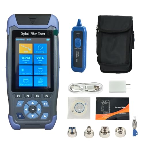 OTDR NK 3200D Interface 9 in 1 Function 60KM 1310 1550nm Fiber Optic Tester with SC/FC/ST/LC Adapter with OLS OPM VFL RJ45 Network Testing