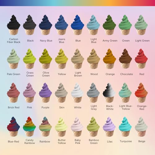 OVERTURE 10KG Bundle Matte PLA 3D Printer Filament 1 75mm  Matt Surface & Low Warping Filament 10 Pack 1kg Spool  2 2 lbs   Fit Most FDM Printers  10 Color 