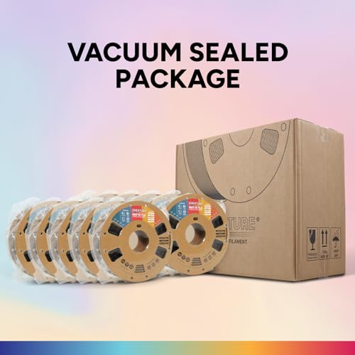 OVERTURE 10KG Bundle Matte PLA 3D Printer Filament 1 75mm  Matt Surface & Low Warping Filament 10 Pack 1kg Spool  2 2 lbs   Fit Most FDM Printers  10 Color 
