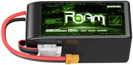 OVONIC 6S Lipo Battery 2800mAh 22 2V 150C with XT60 Plug for RC Truck Truggy Buggy Tank RC Car Racing Hobby