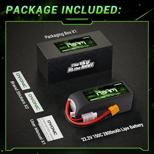 OVONIC 6S Lipo Battery 2800mAh 22 2V 150C with XT60 Plug for RC Truck Truggy Buggy Tank RC Car Racing Hobby