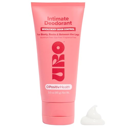 O Positiv URO Intimate Whole Body Deodorant Cream   Dermatologist Tested  Hypoallergenic  Non irritating  Aluminum Free  Unscented  Dries Clear   Odor & Moisture Control  Anti Chafing   3 Oz Tube