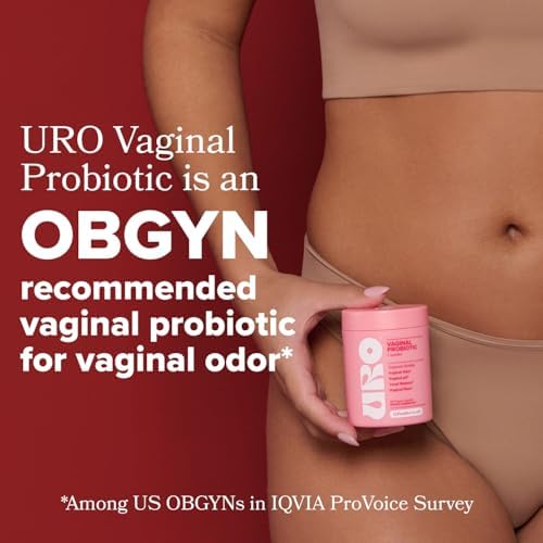 O Positiv URO Vaginal Probiotics for Women pH Balance with Prebiotics & Lactobacillus   Vaginal Health Supplement   Promote Healthy Vaginal Odor & Flora  60 Count  Pack of 1   1 Month Supply