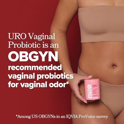 O Positiv URO Vaginal Probiotics for Women pH Balance with Prebiotics & Lactobacillus   Vaginal Health Supplement   Promote Healthy Vaginal Odor & Flora  60 Count  Pack of 1   1 Month Supply