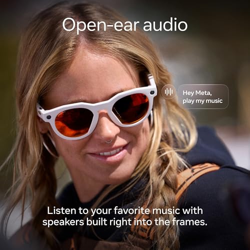 Oakley Meta HSTN  Black   Smart AI Glasses for Men  Women   Performance for Sports  Athletes   Camera  Audio  Video   8 Hour Battery   3K HD Resolution   Clear Lenses