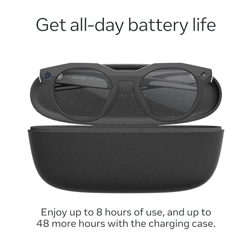 Oakley Meta HSTN  Black   Smart AI Glasses for Men  Women   Performance for Sports  Athletes   Camera  Audio  Video   8 Hour Battery   3K HD Resolution   Clear Lenses