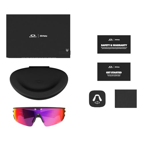 Oakley   Meta Vanguard with Meta AI  Audio  Photo  Video Compatibility   White  Prizm  Black