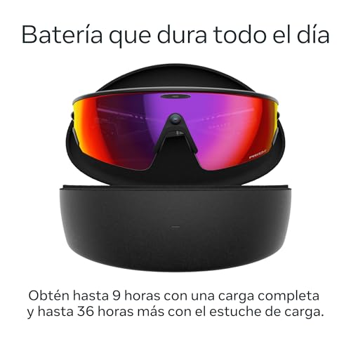 Oakley   Meta Vanguard with Meta AI  Audio  Photo  Video Compatibility   Black  Prizm  Road