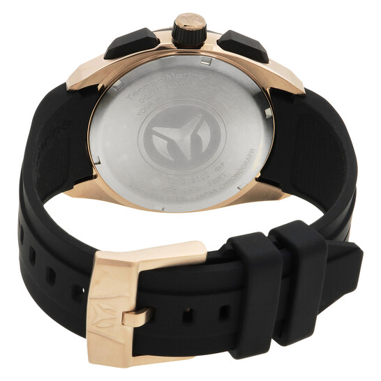 Ocean Chronograph GMT Quartz Black Dial Men s Watch