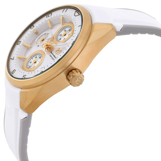 Ocean Quartz Silver Dial Ladies Watch
