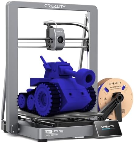 Official Creality Ender 3 V3 Plus 3D Printer  Upgraded with Large Build Volume 11 81   11 81   12 99 inch 600mm/s Printing Speed Auto Leveling Direct Extruder 300  Print Dual Y Motors