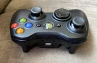 Official Microsoft Xbox 360 Black Wireless Controller    Works Great  Authentic 