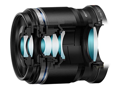 Olympus M  Zuiko Digital ED 30mm F3 5 Macro Lens  Suitable for All MFT Cameras  Olympus OM D & Pen Models  Panasonic G Series   Black