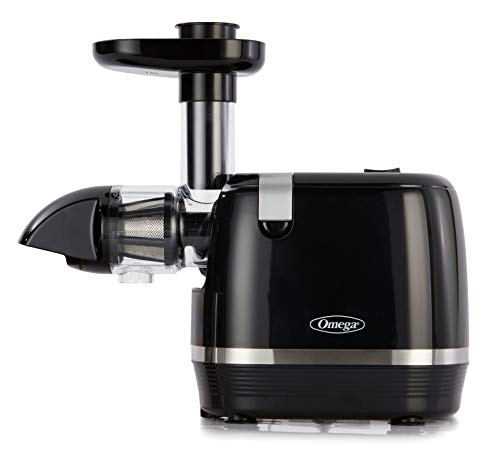 Omega H3000D Cold Press 365 Juicer Slow Masticating Extractor Creates Delicious Fruit Vegetable and Leafy Green High Juice Yield and Preserves Nutritional Value  150 Watt  Black