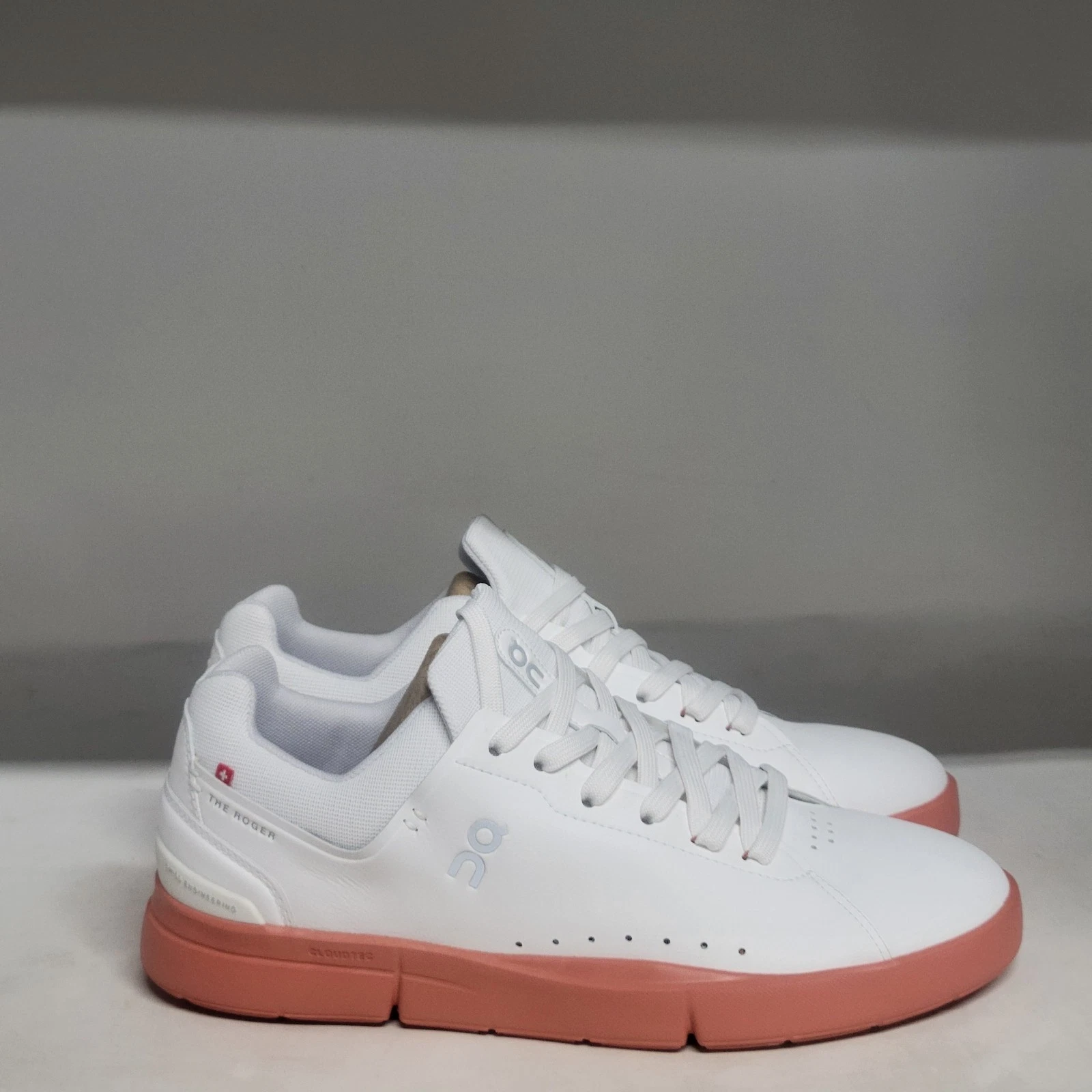 On Cloud The Roger Advantage White/Canyon Mens Size 8 5M