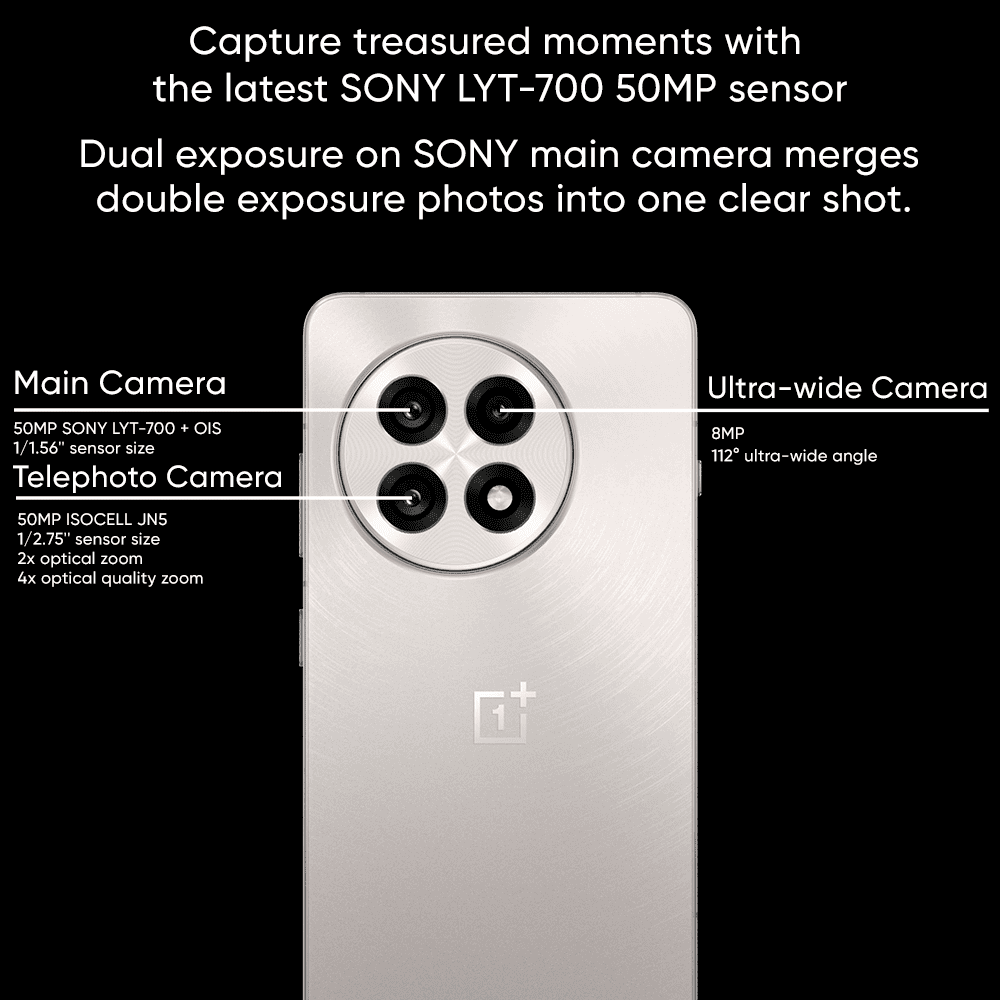 OnePlus 13R Global Version Smartphone Snapdragon 8 Gen 3 120Hz Display 6000mAh Battery 55W SUPERVOOC 12GB 256GB Black