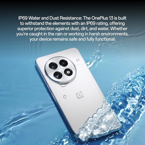 OnePlus 13 16GB RAM   512GB Storage  Dual SIM Unlocked Android Smartphone  Snapdragon 8 Elite  80W SUPERVOOC Fast Charging and 50W AIRVOOC Charging  Advanced Hasselblad Camera  2025  Arctic Dawn