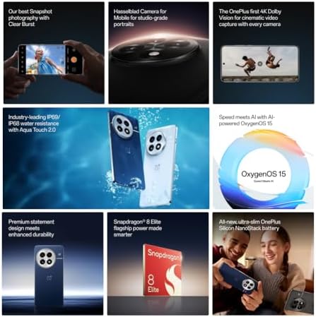 OnePlus 13 Dual SIM 512GB ROM   16GB RAM  GSM ONLY   NO CDMA  Factory Unlocked 5G Smartphone  Midnight Ocean    International Version  Renewed 