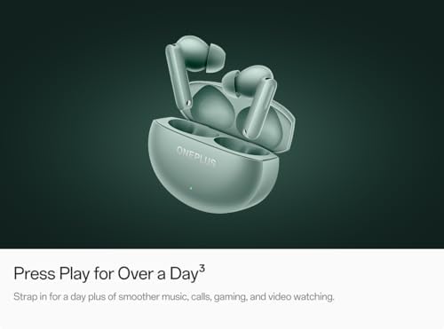 OnePlus Buds 4  Bluetooth Wireless Earbuds  Storm Gray  E513A  in Ear Headphones with Active Noise Cancellation