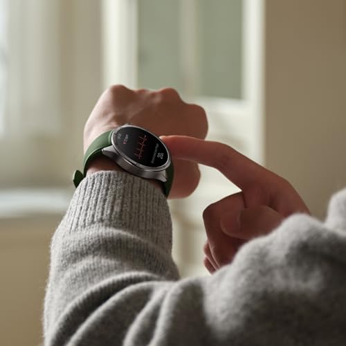 OnePlus Watch 3 Emerald Titantium  32GB  120 Hour Battery  Health & Fitness Tracking  Sapphire Crystal Design  Titanium Bezel  Dual Engine  Wear OS by Google