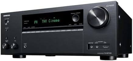 Onkyo TX NR7100 9 2 Channel AV Receiver   100 Watts Per Channel  Dirac Live Out of Box  Works with Sonos Certified  THX Certified and More