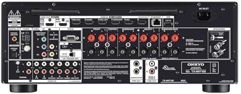 Onkyo TX NR7100 9 2 Channel AV Receiver   100 Watts Per Channel  Dirac Live Out of Box  Works with Sonos Certified  THX Certified and More