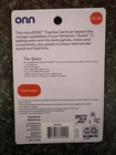 Onn Brand 512 GB Micro SD Express Card Nintendo Switch 2 NEW SEALED IN HAND