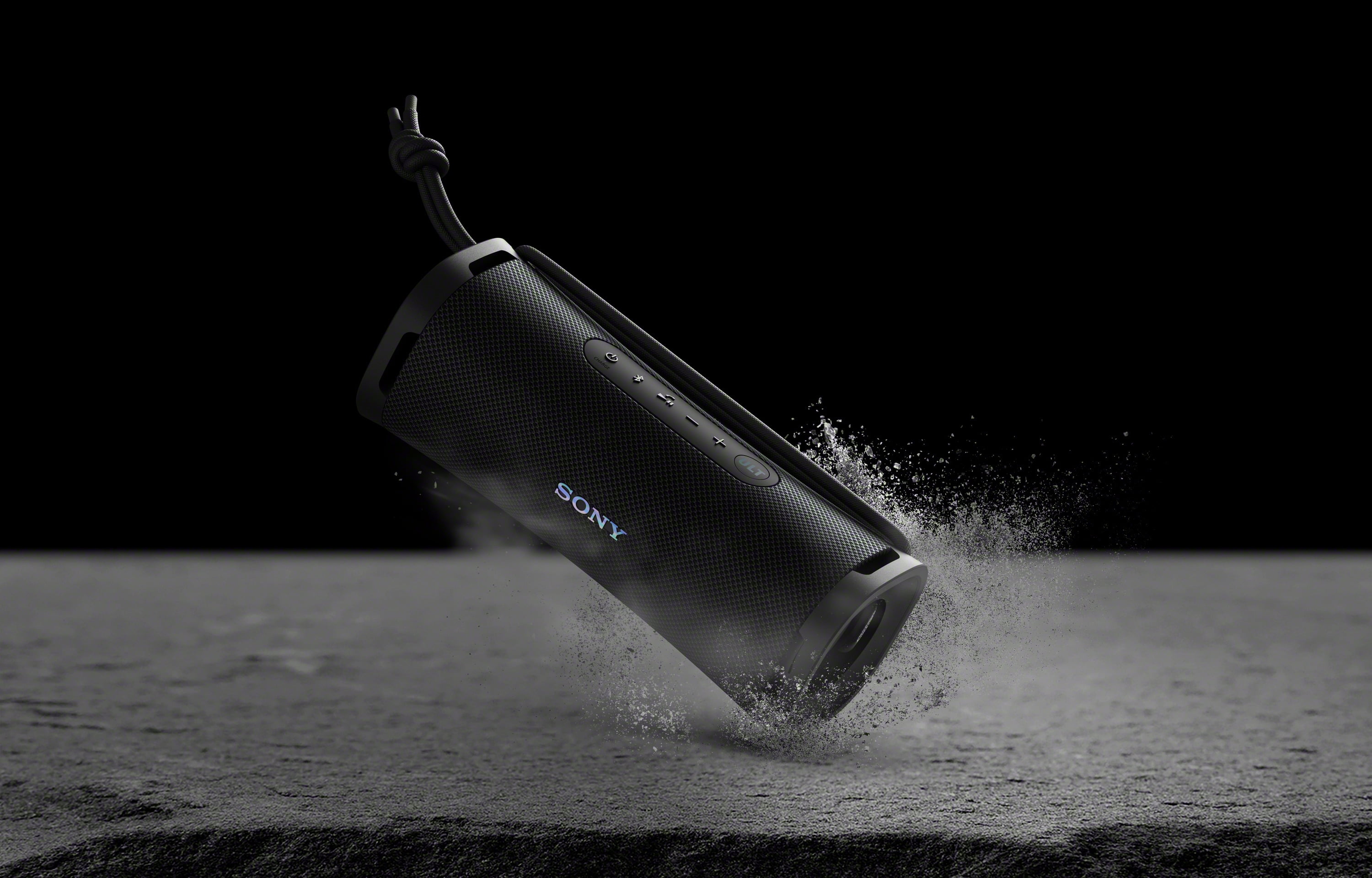 Open Box Sony ULT Field 1 Wireless Ultra Portable Bluetooth Compact Speaker  IP67 Waterproof  Dustproof  Shockproof and Rustproof with Enhanced Bass  12 Hour Battery and Detachable Strap  Black