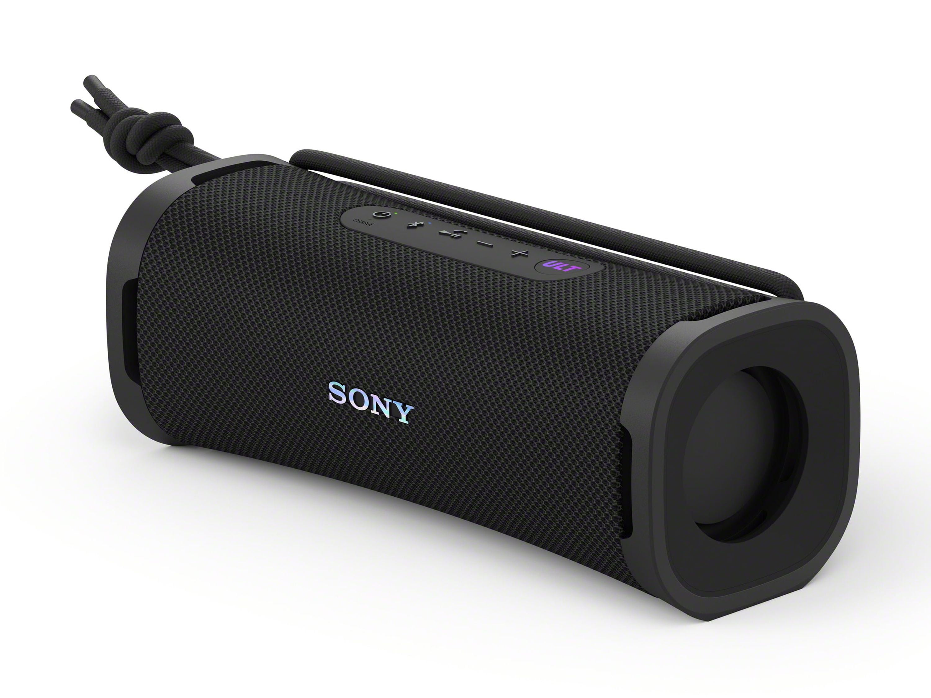 Open Box Sony ULT Field 1 Wireless Ultra Portable Bluetooth Compact Speaker  IP67 Waterproof  Dustproof  Shockproof and Rustproof with Enhanced Bass  12 Hour Battery and Detachable Strap  Black