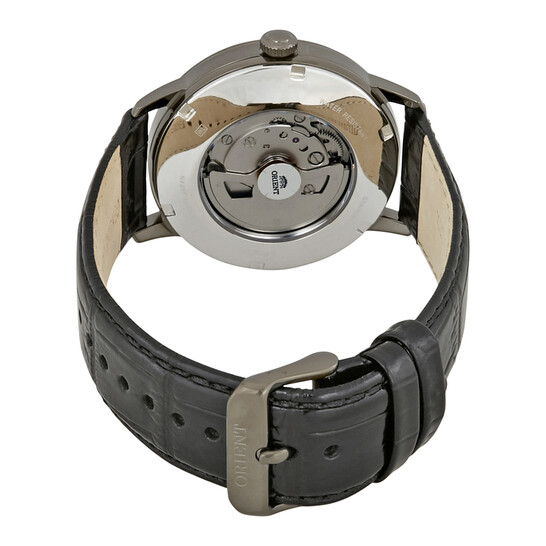 Open Heart Automatic Black Dial Men s Watch